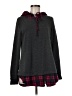 12pm by Mon Ami Plaid Gray Pullover Sweater Size M - photo 1