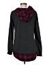12pm by Mon Ami Plaid Gray Pullover Sweater Size M - photo 2