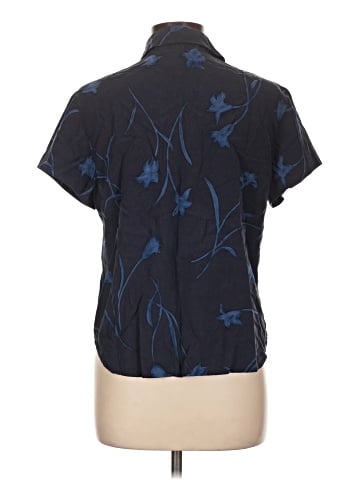 Jones New York Short Sleeve Silk Top (view 2)
