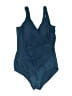Miraclesuit Solid Blue One Piece Swimsuit Size 16 - photo 1