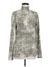 Lularoe Metallic Silver Turtleneck Sweater Size M - photo 1
