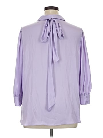 Worthington 3/4 Sleeve Button-Down Shirt (view 2)