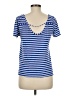 Pure & Good Blue Short Sleeve Top Size M - photo 2