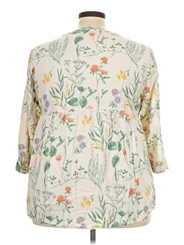 Laura Ashley 3/4 Sleeve Blouse (view 2)