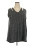 Catherines Gray Sleeveless Top Size 2X - photo 1