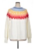 French Connection Color Block White Pullover Sweater Size XL - photo 1