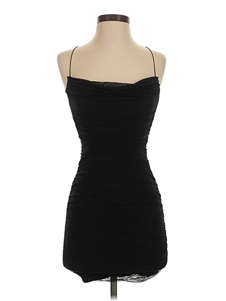 Pre-owned Oh Polly Cocktail Dress In Black