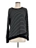 Danskin Stripes Black Pullover Sweater Size M - photo 1