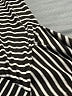 Unbranded Stripes Black Casual Dress Size P (estimated, petite) - photo 7