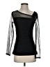 DKNY Black Long Sleeve Top Size XS - photo 1