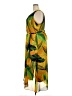 Catherines 100% Polyester Tropical Yellow Green Casual Dress Size 2X - photo 5