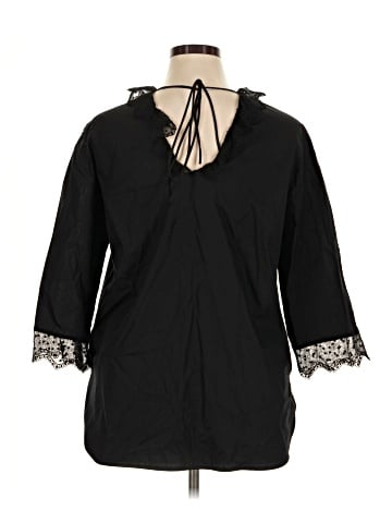 Sandro 3/4 Sleeve Blouse (view 2)