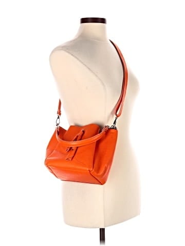 Vera Pelle Leather Bucket Bag (view 2)