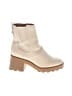 Zodiac 100% Leather Ivory Ankle Boots Size 7 - photo 1