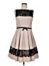 Taylor Tan Cocktail Dress Size 6 - photo 1