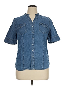 Faded Glory Short Sleeve Button Down Shirt