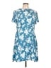 Old Navy 100% Rayon Blue Casual Dress Size L - photo 1
