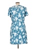 Old Navy 100% Rayon Blue Casual Dress Size L - photo 2