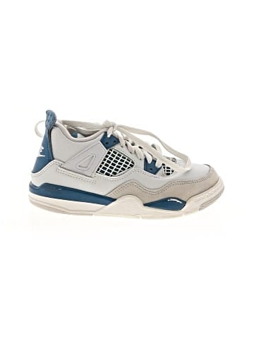 Air Jordan 4 Retro GS 'Military Blue' Sneakers (view 1)