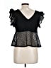 Steve Madden Black Short Sleeve Top Size L (estimated) - photo 2