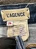L'Agence Chevron-herringbone Blue Jeans Size 26 waist - photo 7