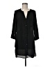 DR2 100% Polyester Black 3/4 Sleeve Blouse Size M - photo 1