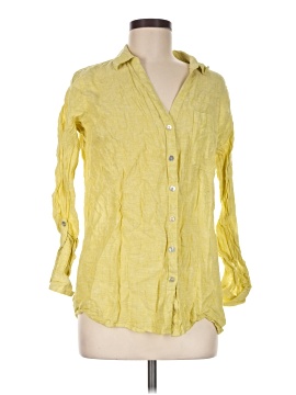 Sigrid Olsen 3/4 Sleeve Button Down Shirt