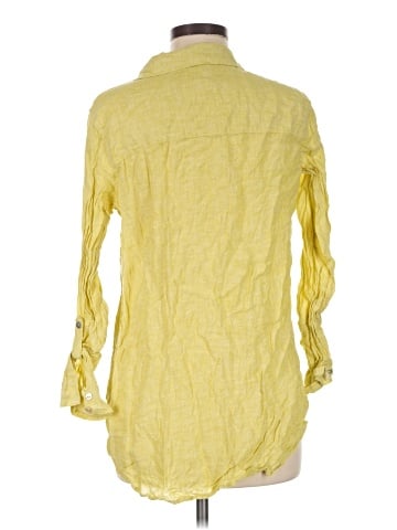 Sigrid Olsen 3/4 Sleeve Button-Down Shirt (view 2)
