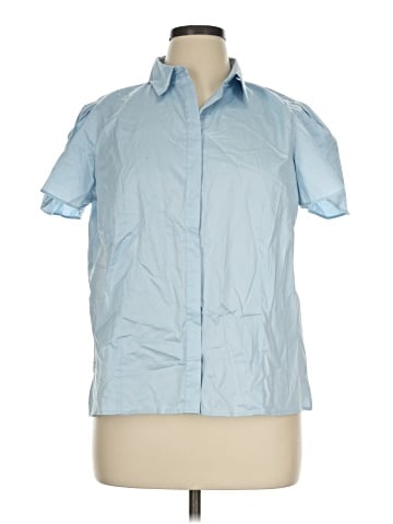 Club Monaco Short Sleeve Blouse (view 1)