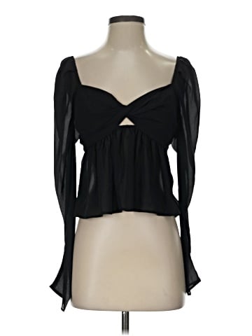 Abercrombie & Fitch Long Sleeve Blouse (view 1)