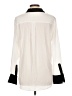 Nine West 100% Polyester Color Block Ivory Long Sleeve Blouse Size L - photo 2