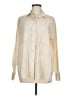 Sézane Color Block Ivory Long Sleeve Button-Down Shirt Size EU (FR) 38 / US 6 - photo 1