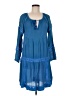 TRYB 100% Cotton Blue Casual Dress Size 6 - photo 1