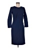 J.Crew Solid Blue Casual Dress Size 6 - photo 1