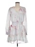 Steve Madden 100% Polyester Tie-dye White Casual Dress Size M - photo 1