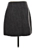 Club Monaco Houndstooth Gray Wool Skirt Size 4 - photo 2