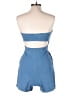 Susana Monaco Solid Blue Romper Size S - photo 2