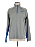 Nike 100% Polyester Gray Track Jacket Size M - photo 1
