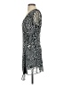 Caution to the Wind Animal Print Silver Cocktail Dress Size S - photo 5