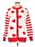 Unbranded 100% Polyester Hearts Red Cardigan Size L - photo 1