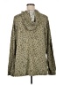Jasmine & Ginger Animal Print Green Pullover Sweater Size 1X - photo 2