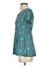 Roz & Ali Teal Short Sleeve Top Size XS - photo 5