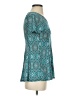 Roz & Ali Teal Short Sleeve Top Size XS - photo 4