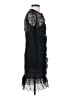 Self-Portrait 100% Polyester Black Cocktail Dress Size 4 - photo 4