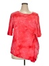 Coral Bay Red Short Sleeve Blouse Size 2X - photo 1