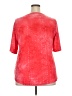 Coral Bay Red Short Sleeve Blouse Size 2X - photo 2