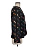 Jos. A. Bank Polka Dots Black Long Sleeve Blouse Size 6 - photo 5