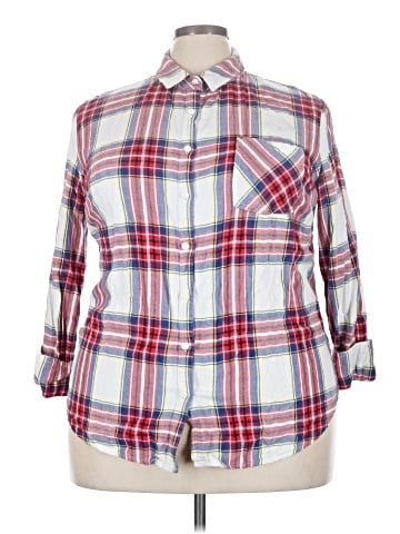 Ava & Viv Long Sleeve Button-Down Shirt (view 1)