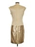 W by Worth Metallic Gold Cocktail Dress Size 4 - photo 2