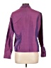 Worthington Color Block Purple Long Sleeve Blouse Size L (petite) - photo 2